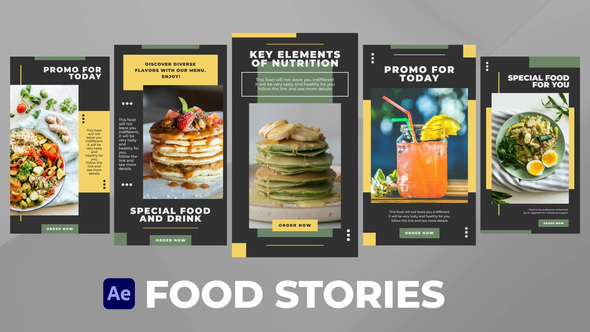 Food Stories for After Effects alt