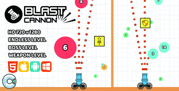 Blast Cannon (Construct 3 | HTML5)