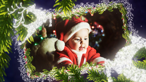 Christmas Album 2025 Video Displays template preview