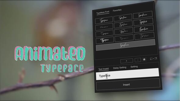 Animated Typeface - Cube Kids Titles template preview