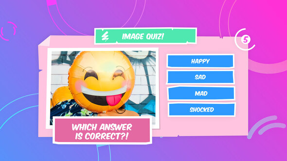 Quiz Game broadcast-packages template preview