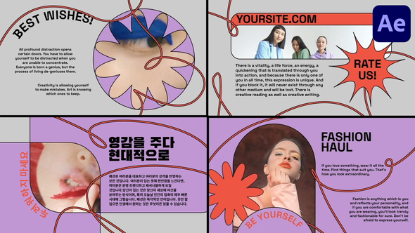 Creative Design Slides for After Effects Openers template preview