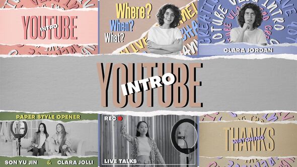 Paper Intro Openers template preview