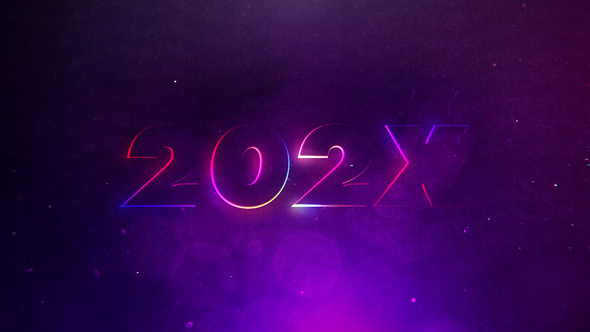 New Year Logo Logo Stings template preview