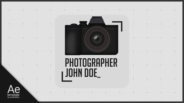 Photographer Logo Logo Stings template preview