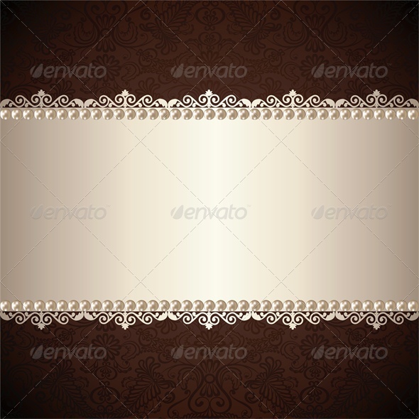 Gold Jewelry Frame - Backgrounds Decorative