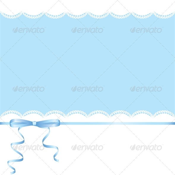 Lace and Ribbon Bow - Backgrounds Decorative