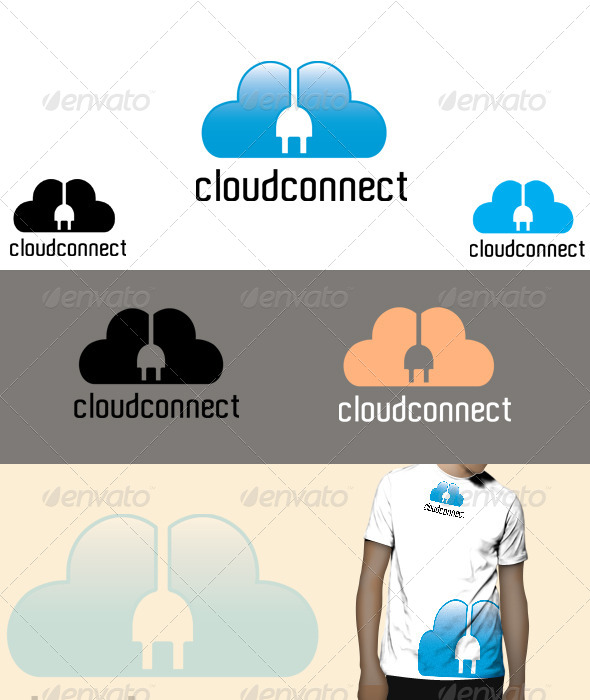 cloud connect Logo - Symbols Logo Templates