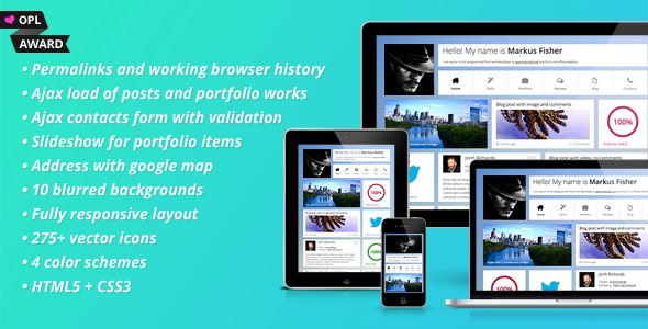 Marvelous Frittata - Responsive Personal Template
