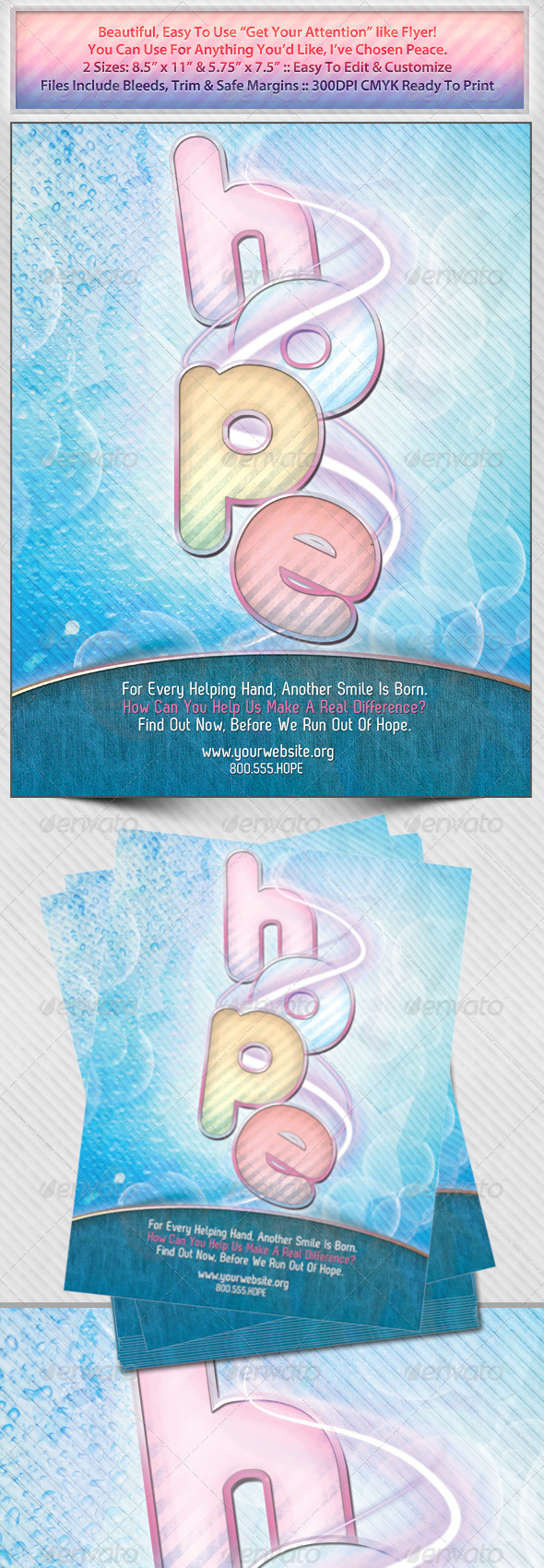 Hope Non Profit Flyer - Miscellaneous Events