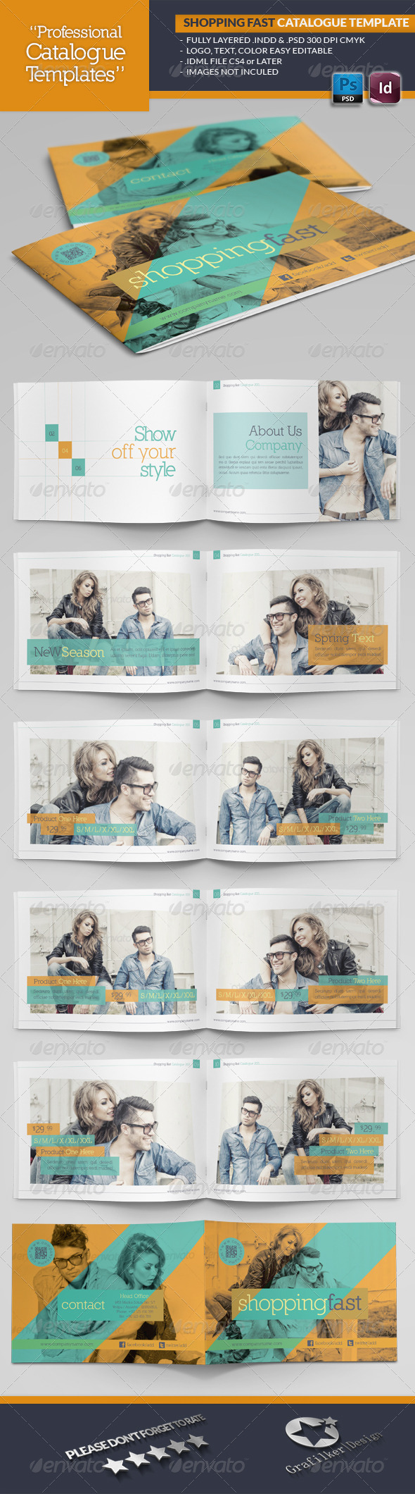 Shopping Fast Catalogue Template - Catalogs Brochures