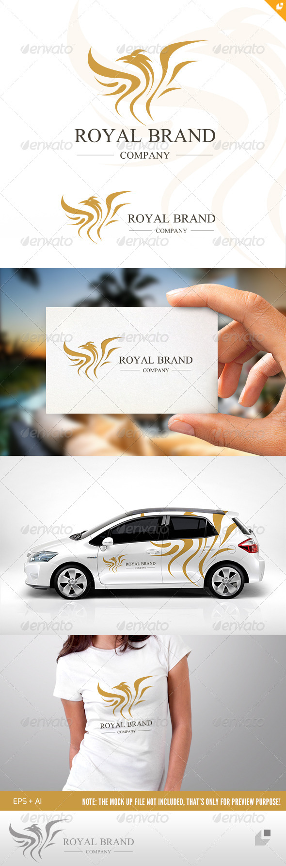 Eagle Royal Brand Logo - Crests Logo Templates