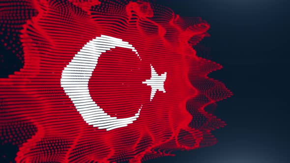 Turkey Particle Flag alt