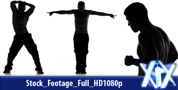 Male Dancer Silhouette  alt