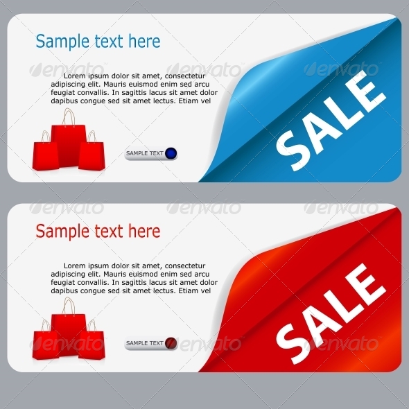 Sale Banner with Place for your Text - Retail Commercial / Shopping