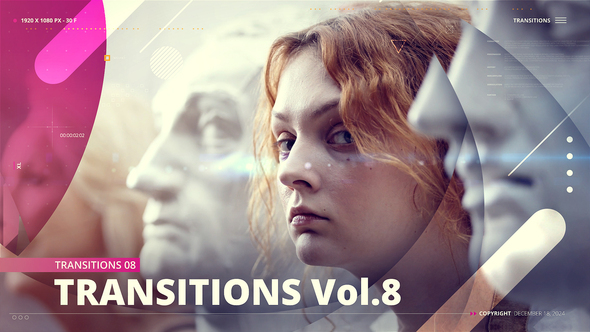 Transitions Elements template preview