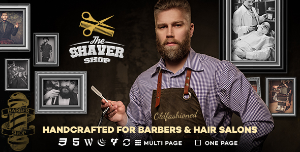 Shaver - Barbers & Hair Salon WordPress Theme