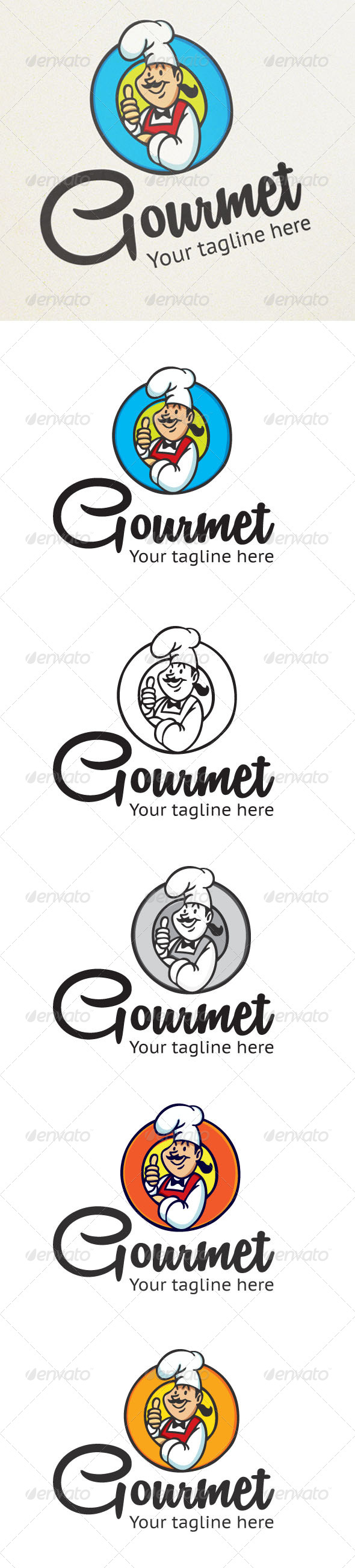 Gourmet - Humans Logo Templates