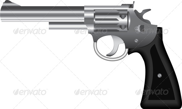 Metal Revolver - Man-made Objects Objects