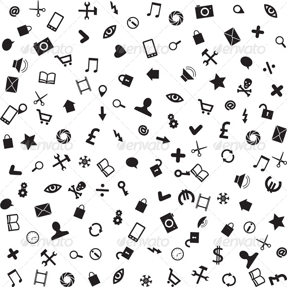 Business and Mobile Icons - Backgrounds Business