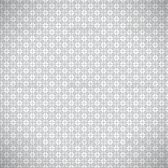 Seamless Grey Retro Pattern Background - Patterns Decorative
