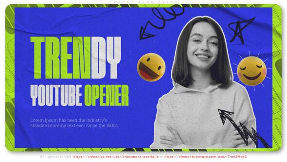 Trendy Blog Intro Openers template preview