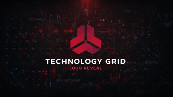 Technology Grid Logo Logo Stings template preview