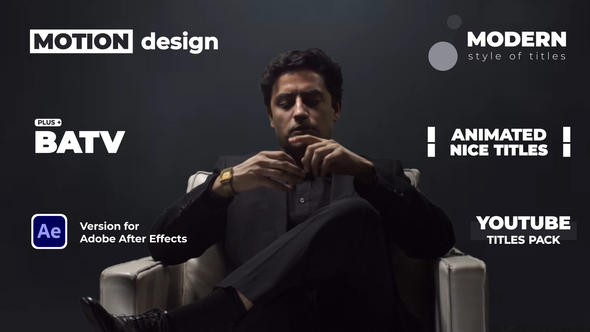 Modern Animated Titles Titles template preview