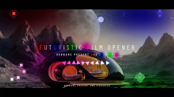 Futuristic Film Opener Openers template preview