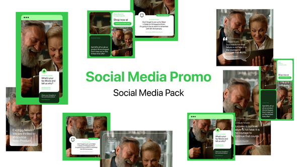 Social Media Promo PACK Product Promo template preview