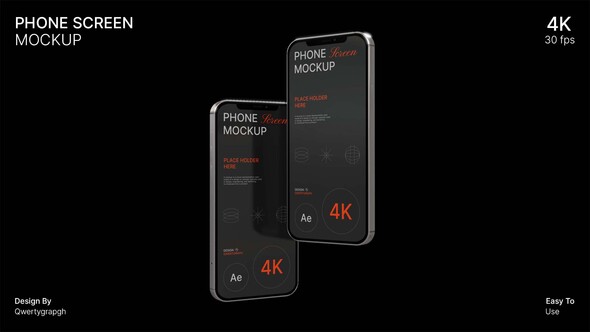 Phone Screen Mockup Product Promo template preview