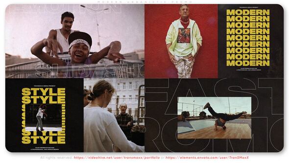 Modern Urbanistic Promo Openers template preview