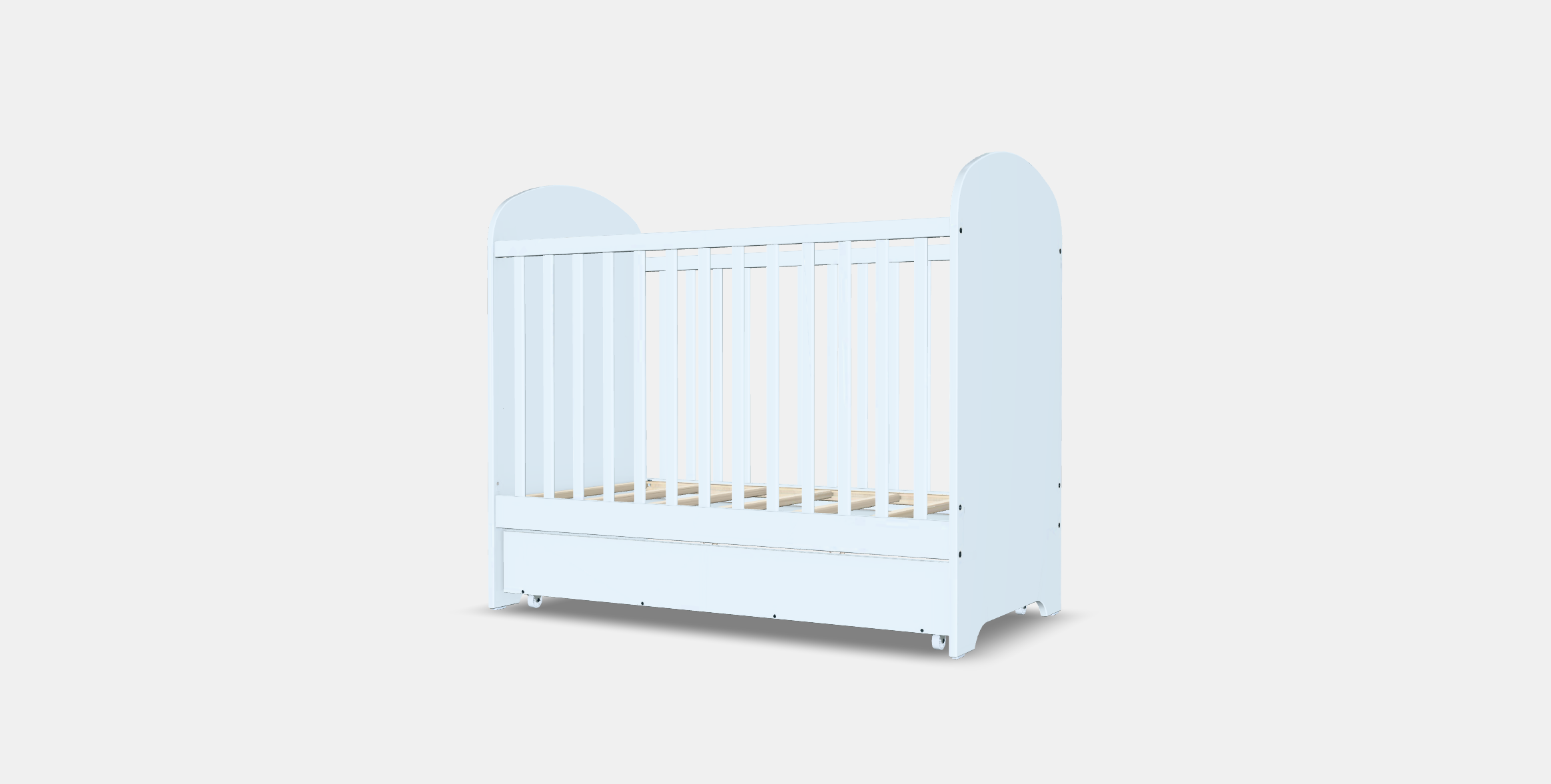 Gonatt Crib White Cot With Drawers Baby Cots With Drawers New Arrivals