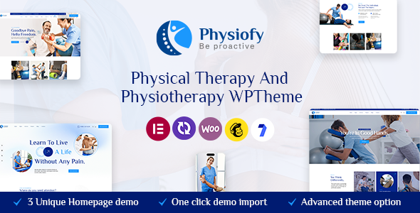 Physiofy - Physiotherapy and Chiropractic WordPress Theme