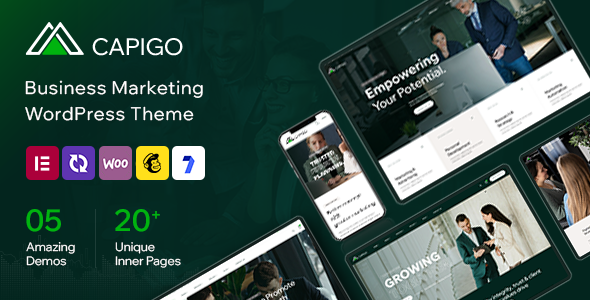 Capigo - Business Marketing WordPress Theme