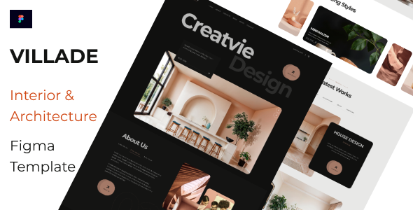 Villade - Interior & Architecture Design Figma Template