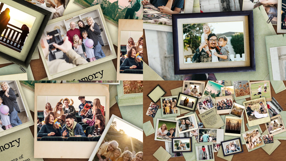 Bright Memories Slideshow | MOGRT Premiere Pro template preview