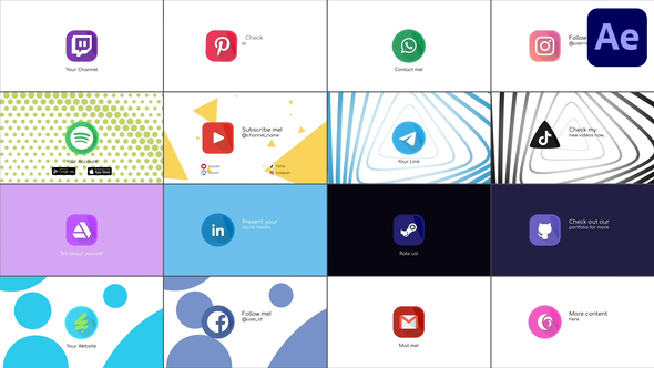 Clean Logo Reveals for After Effects Logo Stings template preview