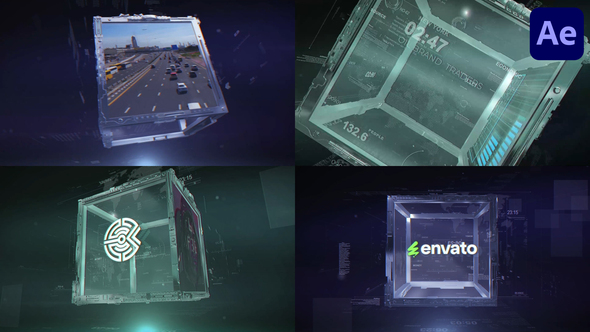Cube Logo for After Effects Openers template preview