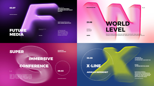 3D Letter - Text Animation Openers template preview