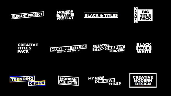 Glitch Text Animation | AE Titles template preview