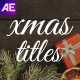 Christmas Titles Pack / AE - VideoHive Item for Sale