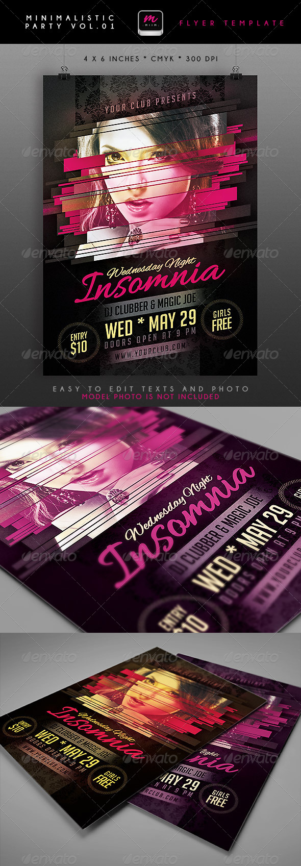 Minimalistic Party Flyer 1 - Clubs & Parties Events