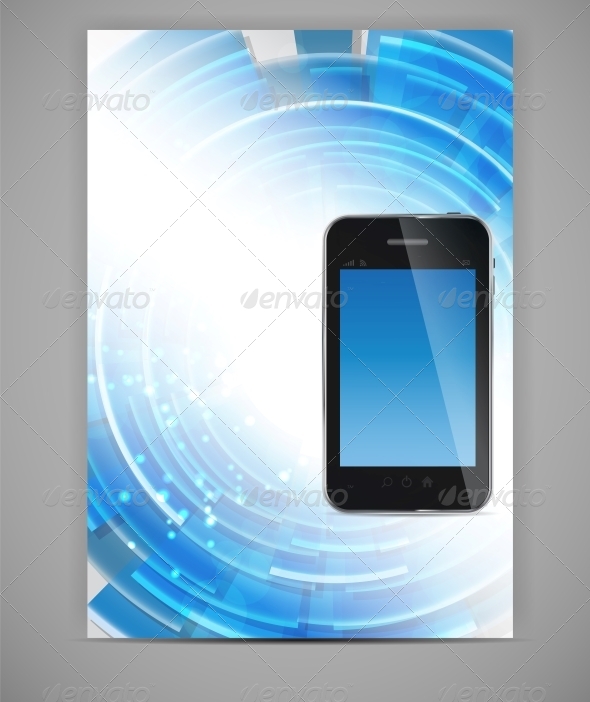 Business Blank Template Vector Illustration - Backgrounds Decorative