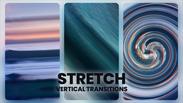 Stretch Vertical Transitions Elements template preview