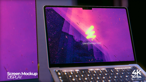 Office Desk Screen Mockup Product Promo template preview