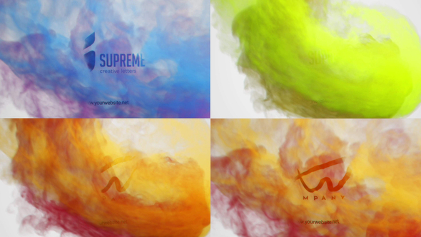 Smoke Unveil Logo Stings template preview