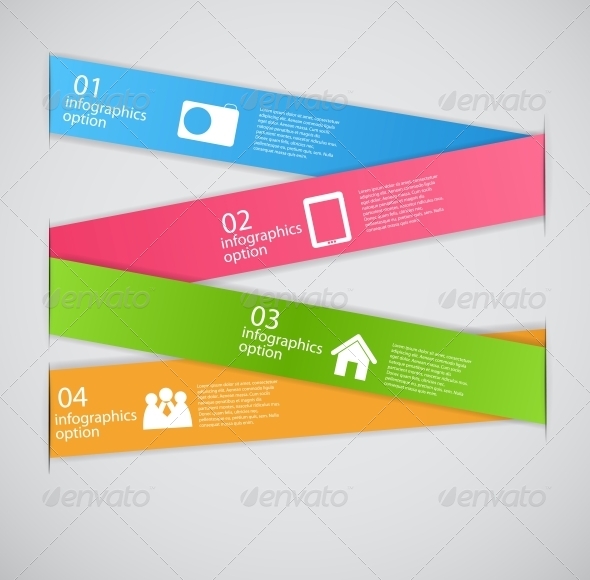 Infographic Template Business Vector Illustration - Web Technology