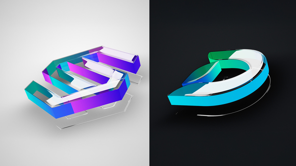 logo 3d animation Logo Stings template preview