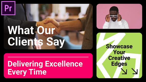 Dynamic Creative Multiscreen Slideshow MOGRT for Premier Pro Premiere Pro template preview